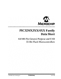 DataSheet PIC32MX340F128H pdf